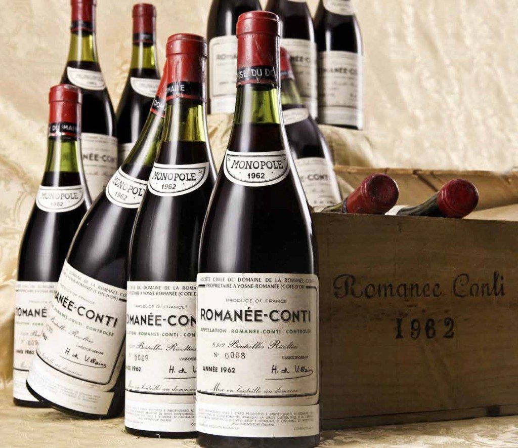 El lote de vino más caro del mundo se ha vendido por 1,6 ME