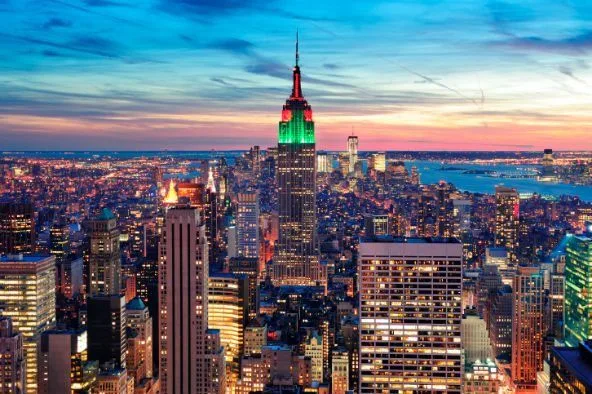 iluminación empire state
