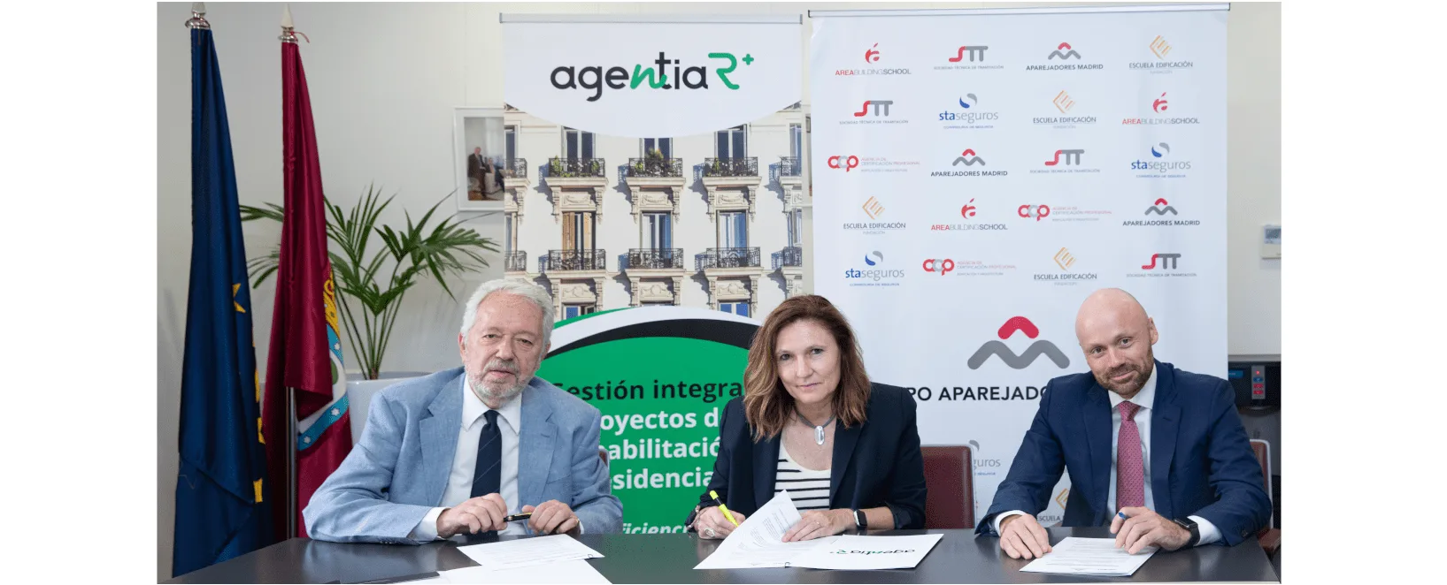 El Colegio de Aparejadores de Madrid y Agentia R+ se unen para el éxito del plan de rehabilitación energética de viviendas e inmuebles